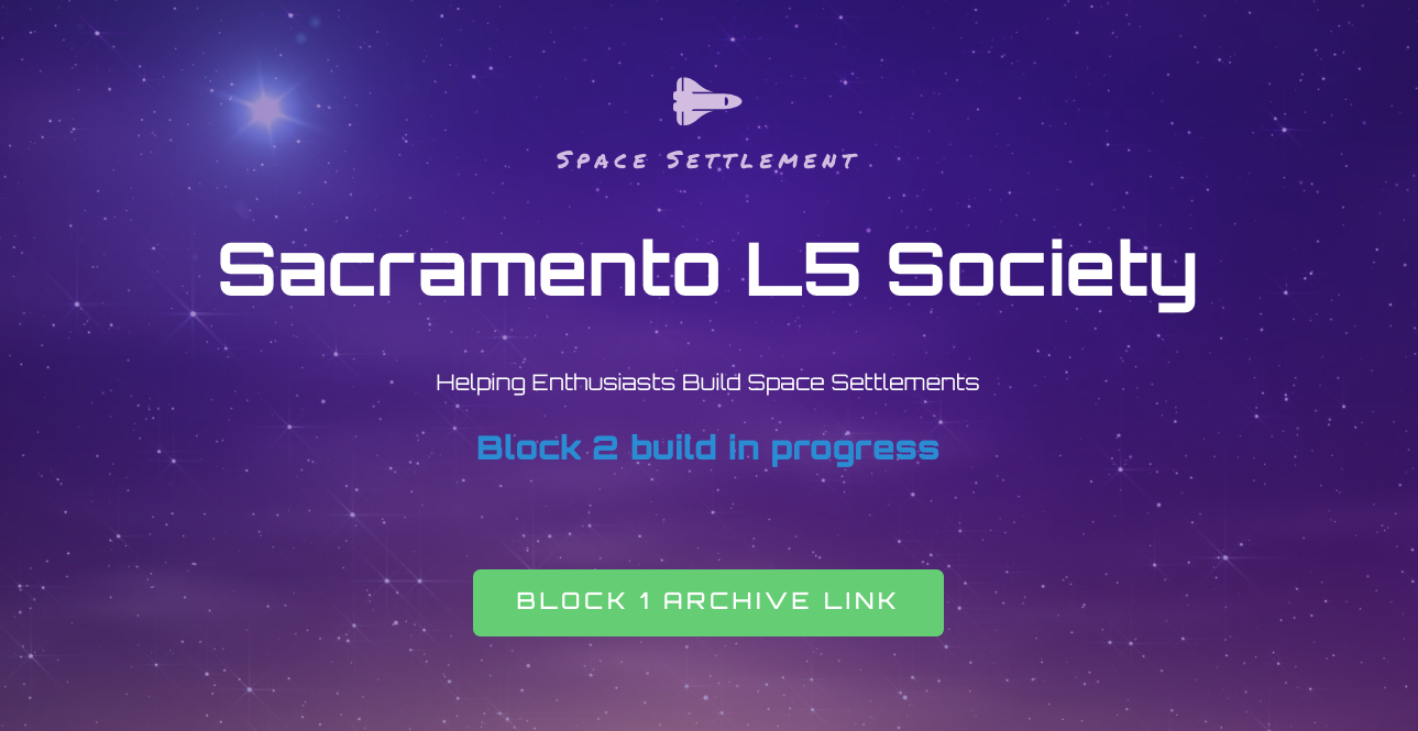 Read more about the article sacramentol5society.nss.org web site is up!
