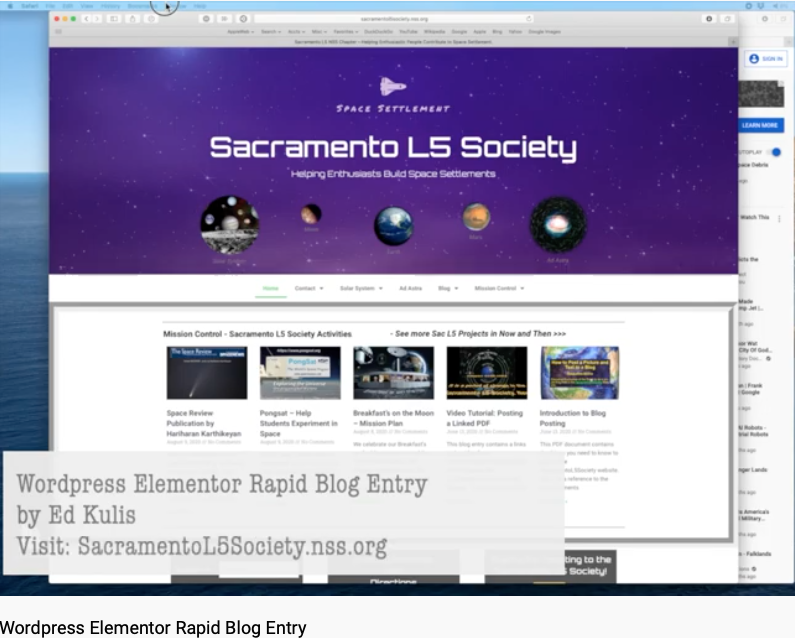 Read more about the article How To Blog to the SacL5 Site